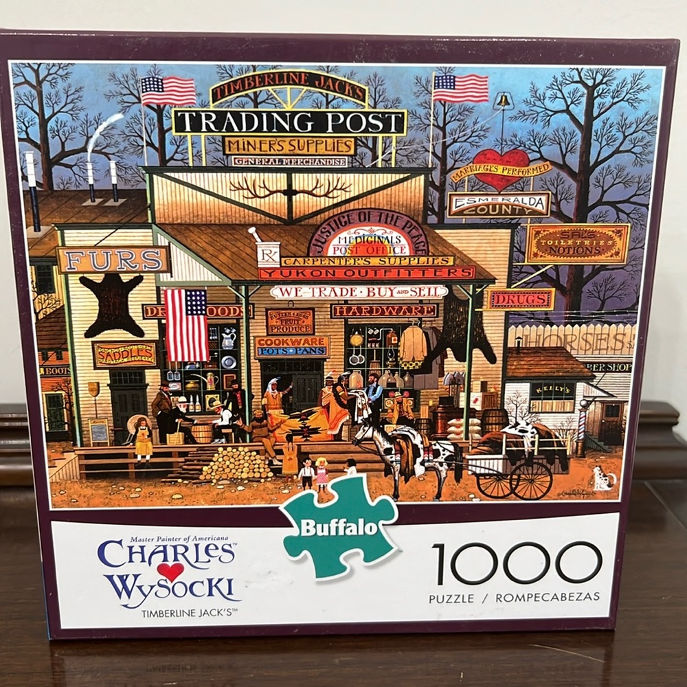 Buffalo Games 1000 piece puzzle.